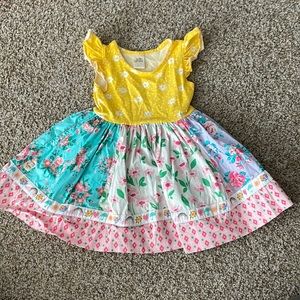 Spring floral dress